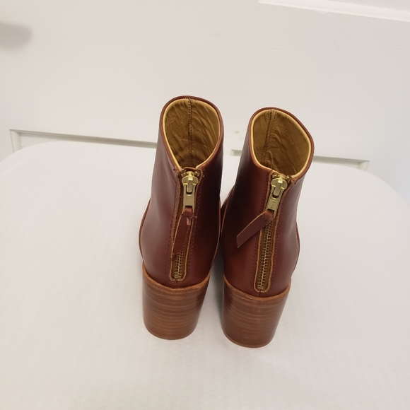 Nisolo "Dari" Leather Zip Close Boots Size 9 Gorgeous Preowned Pair - Picture 6 of 15